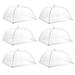 6 Pcs Umbrella Food Cover Pop-Up Mesh Tent Foldable Tents Bowl Lids Reusable Covers Protector Dome