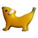 TOFOTL Banana Dog Statue Funny Garden Art Gnomes Sculpture Creative Resin Figurines Ornaments Suitable For Indoor And Outdoor Decoration Such As Lawns Enrich Tiny Home