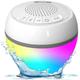 Floating Pool Speaker with Lights IP68 Waterproof Portable Bluetooth Speakers Stereo Surround Sound Outdoor