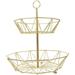 Storage Basket Dessert Display Tray Exquisite Fruits Veggie Dining Table Metal Shelves Banana Tree Hanger