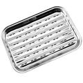 Fruit Tray Stainless Steel Trays Roasting Pan Toaster Oven Outdoor Barbecue Plate Grill Pans