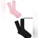 J. Crew Accessories | New (2) J. Crew Knit Boot Socks | Color: Black/Pink | Size: Os