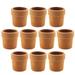 20 Pcs Doll House Flower Pot Mini Planter Ceramic Holiday Gift Decor Ornament Miniatures Ornaments Flowerpots