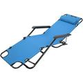 Portable Folding Chaise Lounge Chair Patio Pool Beach Recliner Yard Extendable