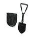 Multi Purpose Cart Folding Shovel Outdoor Equipped Engineer Spade for Hiking Camping Black
