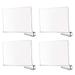 Wardrobe Dividers Clothes Separator Board Cabinet Drawers Partition Clothing 4 Pcs