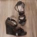 Coach Shoes | Coach Wedge Heels | Color: Black | Size: 8