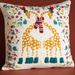 Anthropologie Accents | - Anthropologie Claus Embroidered Pillow New Out Of Package | Color: Red | Size: Os