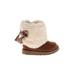 Olive & Edie Boots: Winter Boots Wedge Bohemian Brown Shoes - Kids Girl's Size 4