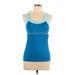 C9 By Champion Active Tank Top: Blue Color Block Activewear - Women's Size Large