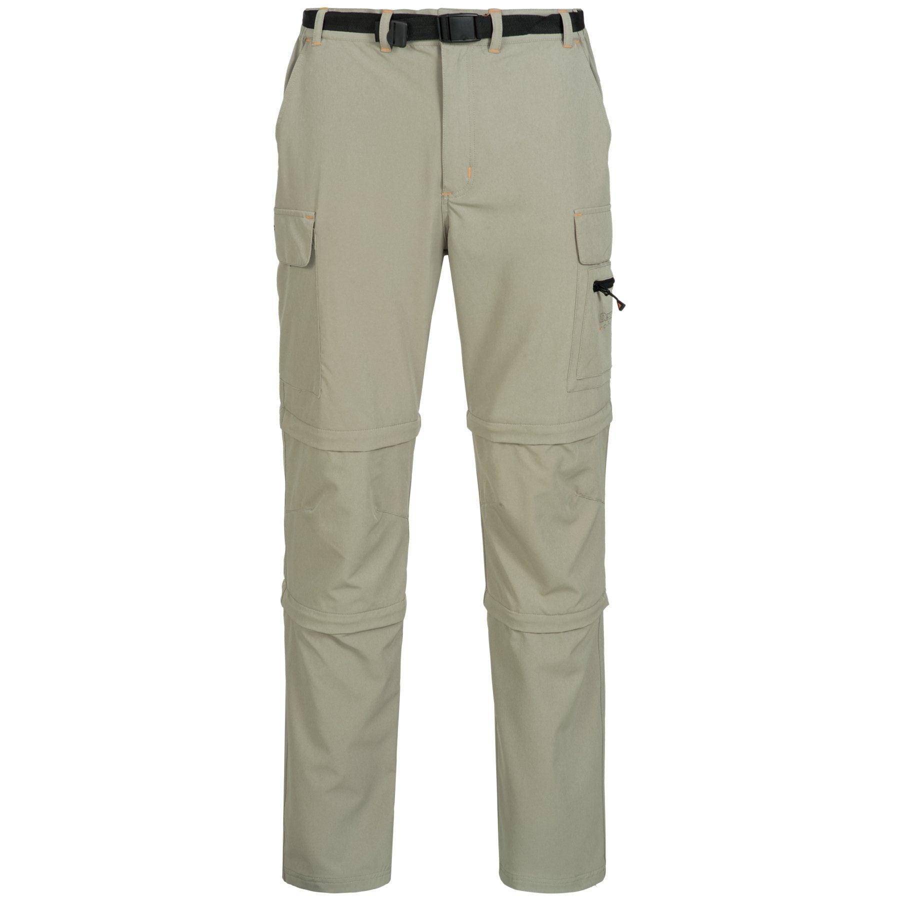 Outdoorhose DEPROC ACTIVE "KENORA Full Stretch Double Zip-Off", Damen, Gr. 34 (XS), Normalgrößen, beige (sand), 95% Polyester; 5% Elasthan, Hosen Outdoorhose, auch in Großen Größen erhältlich
