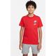 NIKE Kinder Shirt B NSW SI GRAPHIC TEE, Größe S in Rot