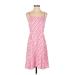 Gap Casual Dress - A-Line Square Sleeveless: Pink Dresses - Women's Size X-Small