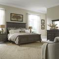 Lark Manor™ Arianni Queen Panel Bed, Dresser & Mirror, Night Stand Wood in Brown | King | Wayfair DBE856BF97184BB585F34516F0EDA161