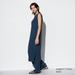 Women's Pleated Sleeveless Dress | Blue | XS | UNIQLO US