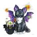 The Holiday Aisle® Halloween Pets VI - Wrapped Canvas Painting Paper in White | 36" H x 36" W x 1.25" D | Wayfair CEEB0F3C907144C5890940DACBB8F178