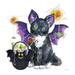The Holiday Aisle® Halloween Pets VI - Wrapped Canvas Painting Paper | 30" H x 30" W x 1.25" D | Wayfair 01BA1F539F7A4C04BF7B754CB034B369