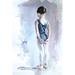 Gemma Violet First Day At Ballet by Aimee Del Valle - Wrapped Canvas Painting Paper in White | 36" H x 24" W | Wayfair