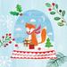 The Holiday Aisle® Snow Globe Animals III - Painting Canvas | 30" H x 30" W x 1.25" D | Wayfair A1D220E8CD6D45AB93796975C63D69F2