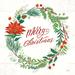 The Holiday Aisle® Holiday Joy I Merry Christmas Paper in White | 36" H x 36" W | Wayfair 7B5F2CE522A04E21B450DC862674B5DA