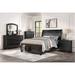 Darby Home Co Cyb Sand-through Finish Bedroom Set 3&1 Wood in Black | 6.75 H x 64.25 W x 67.25 D in | Wayfair B8DE29E0BFF14925B632950C2E8DD95F