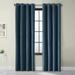 Latitude Run® Bentleyville Polyester Max Blackout Curtain Panel Polyester in Green/Blue/Navy | 84 H x 54 W in | Wayfair