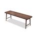 Corrigan Studio® 78.74" Brown Rectangular Solid Wood desks Wood in Brown/Green | 29.53 H x 78.74 W x 27.56 D in | Wayfair