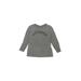 Breezin Up Kids Long Sleeve T-Shirt: Gray Marled Tops - Size 24 Month