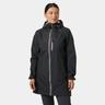 Helly Hansen Women's Long Belfast 3/4 Length Rain Jacket Grey XS