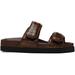 Giaborghini Brown Perni 11 Croc Sandals