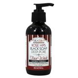 Shea Terra Organics - Face Wash Black Soap Rose Hips - 4 fl. oz.