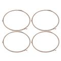 4pcs Microwave Oven Rotating Ring Glass Turntable Plate Roller Support Ring