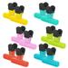 NiHome Chip Clips 12 Pack Bag Clips for Food Packages Chip Bag Clips for Food Storage Snack Clips with Air Tight Seal Grip 6 Colors