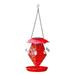 FFENYAN Gift Iron Solar Bird Feeder Ground Lamp Umbrella Drip Drop Garden Courtyard Outdoor Decorations Courtyard Sod