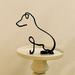 VOSS Home Decorations Sculpture Personalized Art Gift Minimalist Decoration Dog Metal Decoration & Hangs