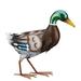 Mallard 17.75 Inches X 7 Inches X 15.25 Inches Metal Walking - Lawn And Garden Outdoor Statues