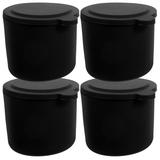 4pcs Food-grade Ice Cream Storage Cup Reusable Ice Cream Containers Large Ice Cream Mold with Lid Compatible for Kitchenaid Mixer Attachment