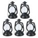 Simulated Small Kerosene Lamp 5 Pcs Mini Furniture Ornament Decor Decorative Wall Panels Pp