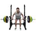 Adjustable Squat Rack Stand Barbell Rack Dip Bar Station Adjustable Bench Press Rack Multi-Function Weight Lifting