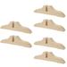 Useful Privacy Screen Holders Household Feet Partition Wall Room Divider Panel Bracket Straighten Wooden Office 6 Pcs