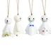 4 Pcs Decor Outdoor Chimes Hanging House Decorations for Home Wind Bell Doll Windchimes