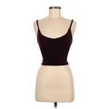 Brandy Melville Sleeveless Top Burgundy Sweetheart Tops