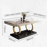 Marble Room Sets Dining Table Coffee Modern Dinner Console Kitchen Dining Table Salon Camping Balcony Mesa Garden Furniture Sets