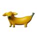 TOFOTL Banana Dog Statue Funny Garden Art Gnomes Sculpture Creative Resin Figurines Ornaments Suitable For Indoor And Outdoor Decoration Such As Lawns Enrich Tiny Home