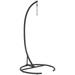 Outsunny Hanging Hammock Chair Stand Metal Frame Hanging Stand Black