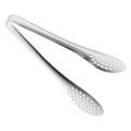 304 Stainless Steel Food Clip Public Kitchen Bread Steak (silver) Cooking Tongs Toast Grilling Accessories Camping