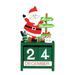 UDAXB Christmas Decor Christmas Countdown Calendar Number Wooden Tabletop Desk Calendar Decors for Christmas Party Decoration Christmas Decorations Christmas Savings!