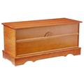 BULYAXIA Traditional Wood Cedar Chest Bedroom Storage Trunk Finish