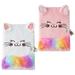 Mi Note Notebook 2 Pcs Small Notebooks Cartoon Notepad The Pads Girl Animal for Kids Office Travel Paper Plush