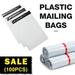 Postal Poly Mailers Shipping Envelopes Self Sealing Plastic Self-adhesive Packaging Bags 100 Pcs for Small Business Self-Seal Shipping Bags for Clothing